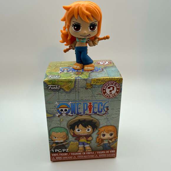 Striped Figure Funko | Other | Funko One Piece Nami Mystery Minis Vinyl Figure With ...